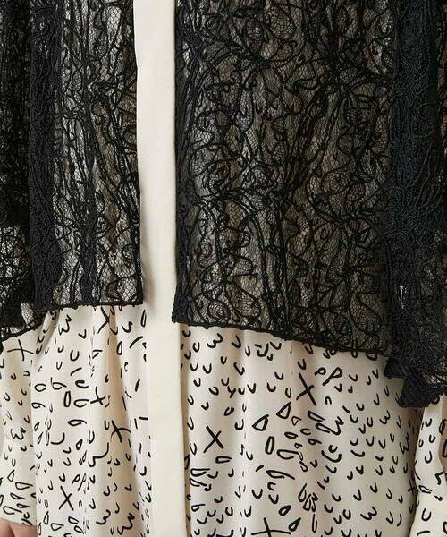 HIROKO KOSHINO / ヒロココシノ ロング・マキシ丈ワンピース | ケープライクシャツワンピース/日本製 | 詳細9