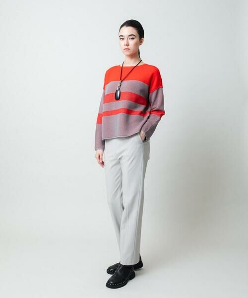 HIROKO KOSHINO / ヒロココシノ ニット・セーター | 配色ボーダー柄ウールニット | 詳細11