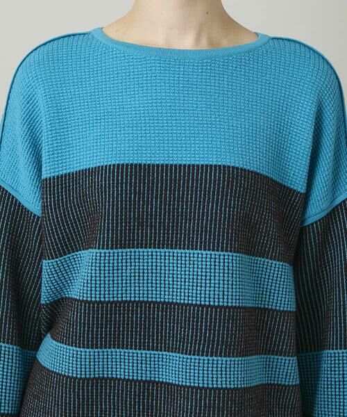 HIROKO KOSHINO / ヒロココシノ ニット・セーター | 配色ボーダー柄ウールニット | 詳細4