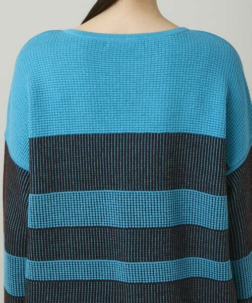 HIROKO KOSHINO / ヒロココシノ ニット・セーター | 配色ボーダー柄ウールニット | 詳細5
