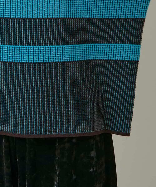 HIROKO KOSHINO / ヒロココシノ ニット・セーター | 配色ボーダー柄ウールニット | 詳細7