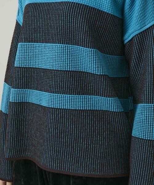 HIROKO KOSHINO / ヒロココシノ ニット・セーター | 配色ボーダー柄ウールニット | 詳細8