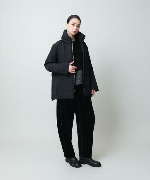 HIROKO KOSHINO / ヒロココシノ ニット・セーター | バイカラーブークレヤーンニット/日本製 | 詳細11