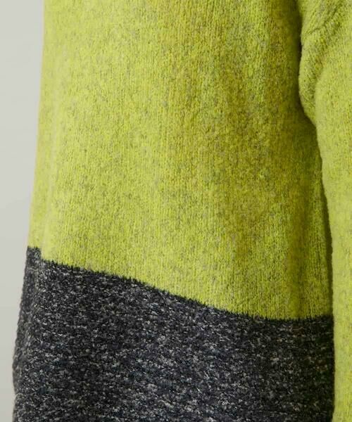HIROKO KOSHINO / ヒロココシノ ニット・セーター | バイカラーブークレヤーンニット/日本製 | 詳細8