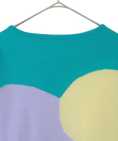 HIROKO KOSHINO / ヒロココシノ ニット・セーター | ブロックアートインターシャドルマンニット/日本製 | 詳細2