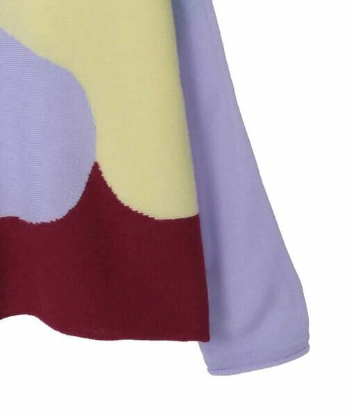 HIROKO KOSHINO / ヒロココシノ ニット・セーター | ブロックアートインターシャドルマンニット/日本製 | 詳細3
