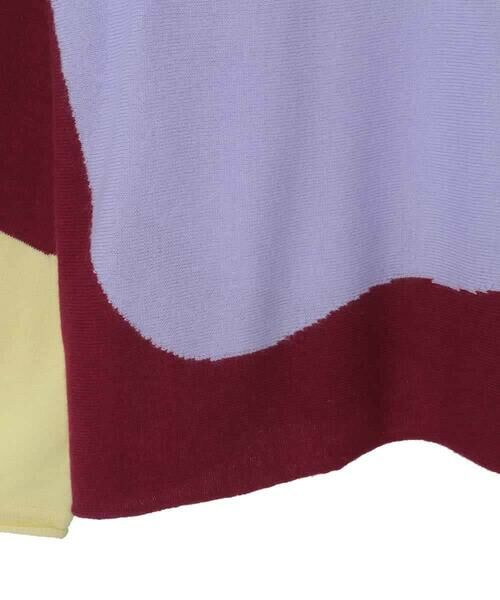 HIROKO KOSHINO / ヒロココシノ ニット・セーター | ブロックアートインターシャドルマンニット/日本製 | 詳細4