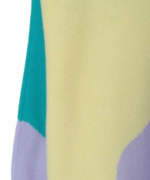 HIROKO KOSHINO / ヒロココシノ ニット・セーター | ブロックアートインターシャドルマンニット/日本製 | 詳細5