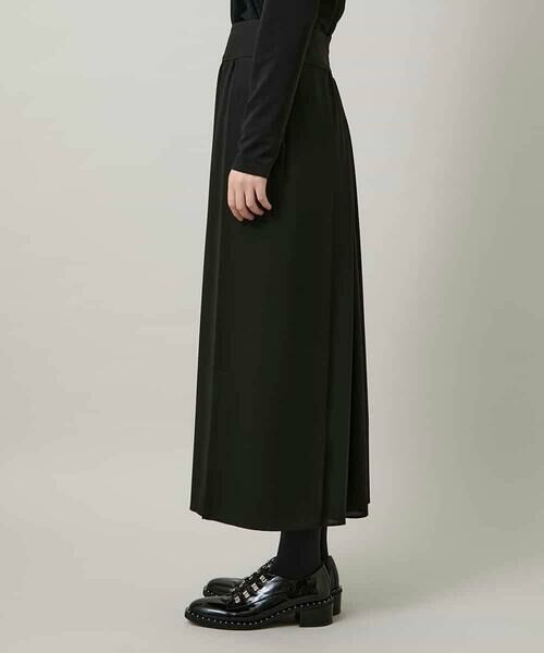 HIROKO KOSHINO / ヒロココシノ ロング・マキシ丈スカート | 異素材コントラストスカート/日本製/洗える | 詳細2