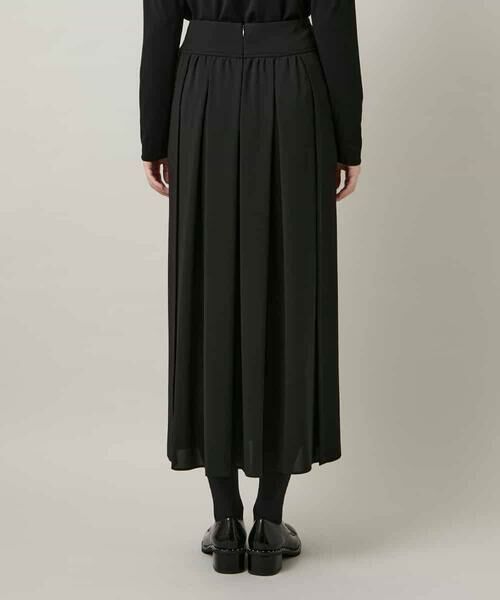 HIROKO KOSHINO / ヒロココシノ ロング・マキシ丈スカート | 異素材コントラストスカート/日本製/洗える | 詳細3