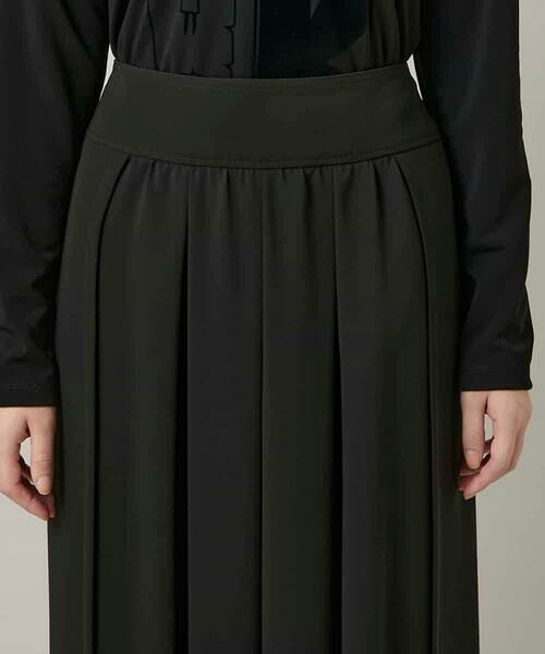 HIROKO KOSHINO / ヒロココシノ ロング・マキシ丈スカート | 異素材コントラストスカート/日本製/洗える | 詳細4