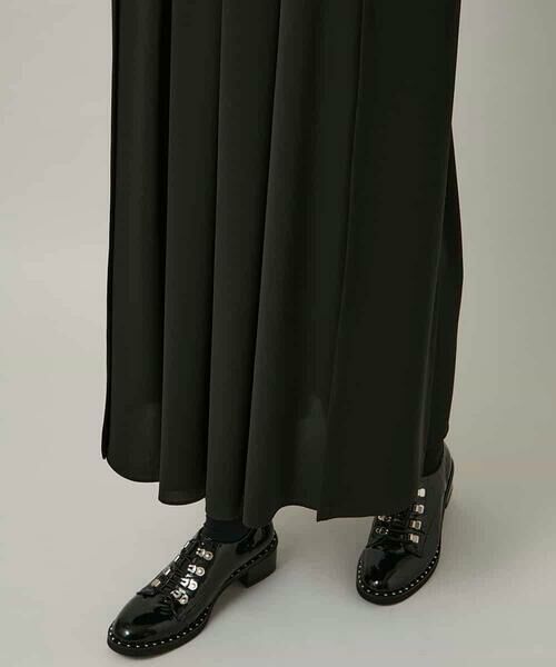 HIROKO KOSHINO / ヒロココシノ ロング・マキシ丈スカート | 異素材コントラストスカート/日本製/洗える | 詳細7