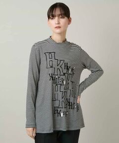 HIROKO KOSHINO / ヒロココシノ チュニック | 刺繍ロゴモックネックチュニック/日本製/洗える