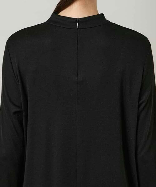 HIROKO KOSHINO / ヒロココシノ チュニック | 刺繍ロゴモックネックチュニック/日本製/洗える | 詳細5