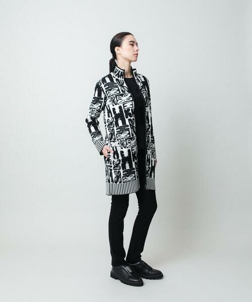 HIROKO KOSHINO / ヒロココシノ カットソー | フロッキーロゴジャージープルオーバー/日本製/洗える | 詳細10