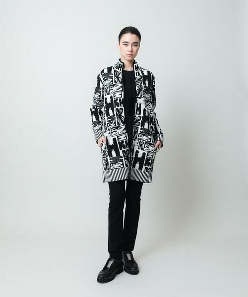 HIROKO KOSHINO / ヒロココシノ カットソー | フロッキーロゴジャージープルオーバー/日本製/洗える | 詳細11