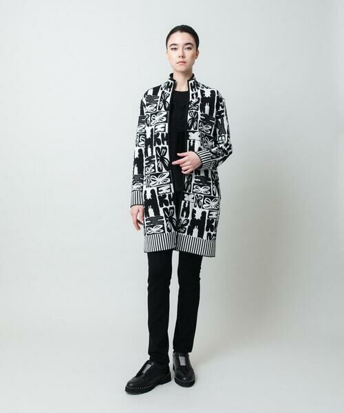 HIROKO KOSHINO / ヒロココシノ カットソー | フロッキーロゴジャージープルオーバー/日本製/洗える | 詳細12