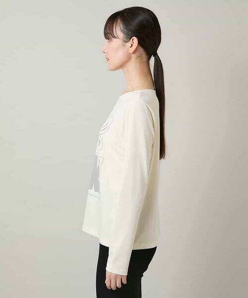 HIROKO KOSHINO / ヒロココシノ カットソー | フロッキーロゴジャージープルオーバー/日本製/洗える | 詳細2