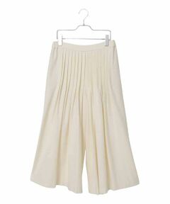 HIROKO KOSHINO / ヒロココシノ その他パンツ | ピンタックフレアキュロットパンツ