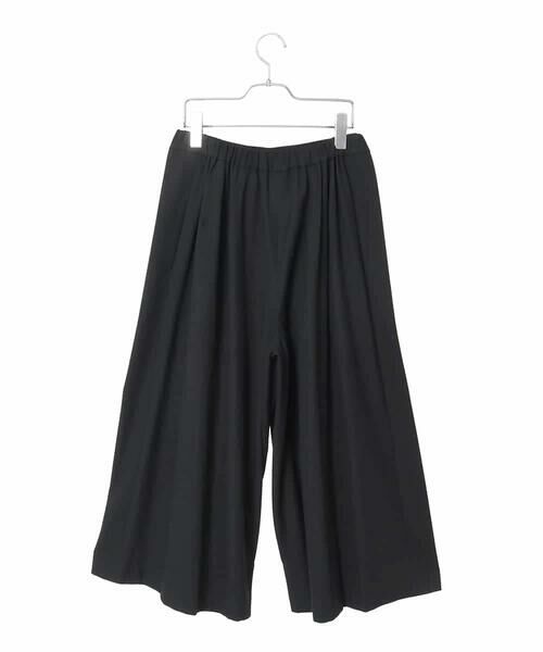 HIROKO KOSHINO / ヒロココシノ その他パンツ | ピンタックフレアキュロットパンツ | 詳細1