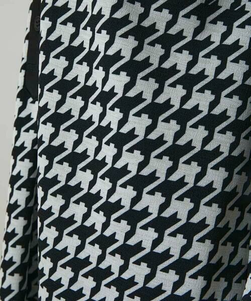 HIROKO KOSHINO / ヒロココシノ チュニック | 千鳥幾何柄シャツライクチュニック/日本製/洗える | 詳細8
