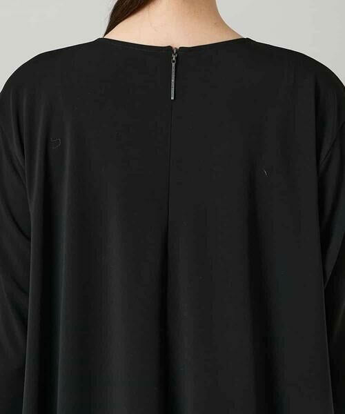 HIROKO KOSHINO / ヒロココシノ ロング・マキシ丈ワンピース | フロントレースデザインシルエットワンピース/日本製/洗える | 詳細5