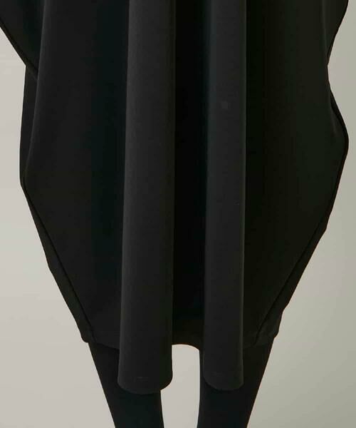 HIROKO KOSHINO / ヒロココシノ ロング・マキシ丈ワンピース | フロントレースデザインシルエットワンピース/日本製/洗える | 詳細8