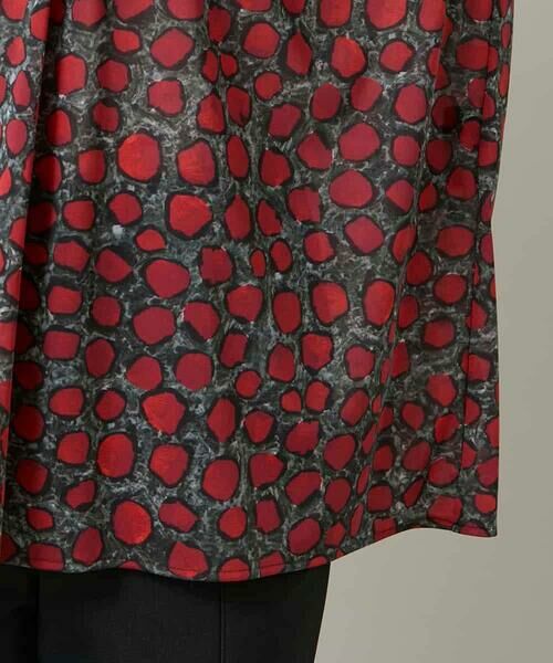 HIROKO KOSHINO / ヒロココシノ シャツ・ブラウス | ハイネックギャザーブラウス/日本製/洗える | 詳細8