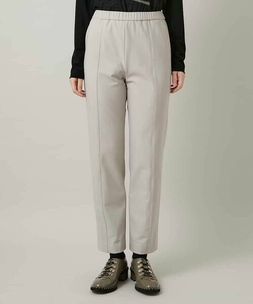 HIROKO KOSHINO / ヒロココシノ チノ・ワークパンツ | ピンタックテーパードパンツ/日本製 | 詳細1