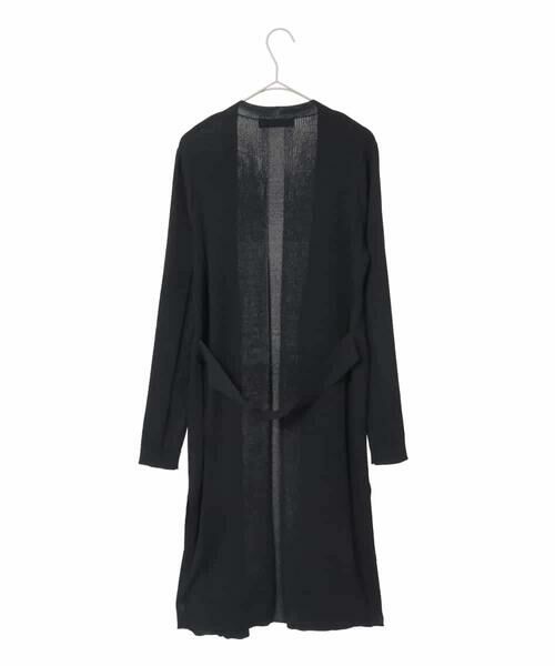 HIROKO KOSHINO / ヒロココシノ カーディガン・ボレロ | 美シルエットロングニットカーディガン | 詳細1