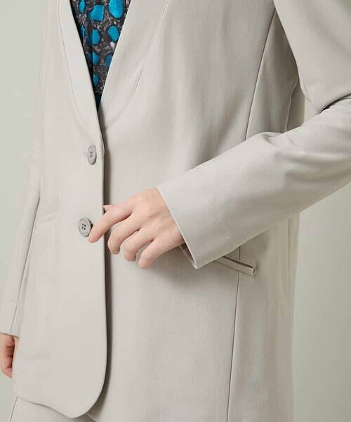 HIROKO KOSHINO / ヒロココシノ テーラードジャケット | ショールカラーテーラードジャケット/日本製 | 詳細12