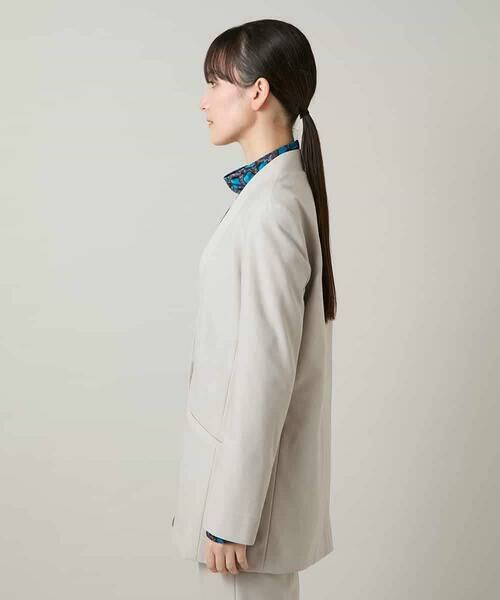 HIROKO KOSHINO / ヒロココシノ テーラードジャケット | ショールカラーテーラードジャケット/日本製 | 詳細3