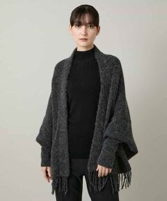 HIROKO KOSHINO / ヒロココシノ マフラー・ショール・スヌード・ストール | フリンジニットストール