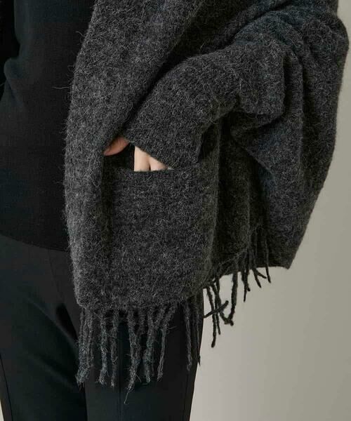 HIROKO KOSHINO / ヒロココシノ マフラー・ショール・スヌード・ストール | フリンジニットストール | 詳細11