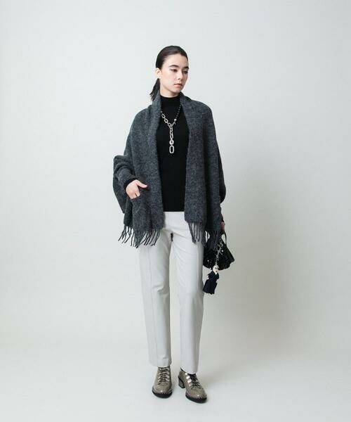 HIROKO KOSHINO / ヒロココシノ マフラー・ショール・スヌード・ストール | フリンジニットストール | 詳細14