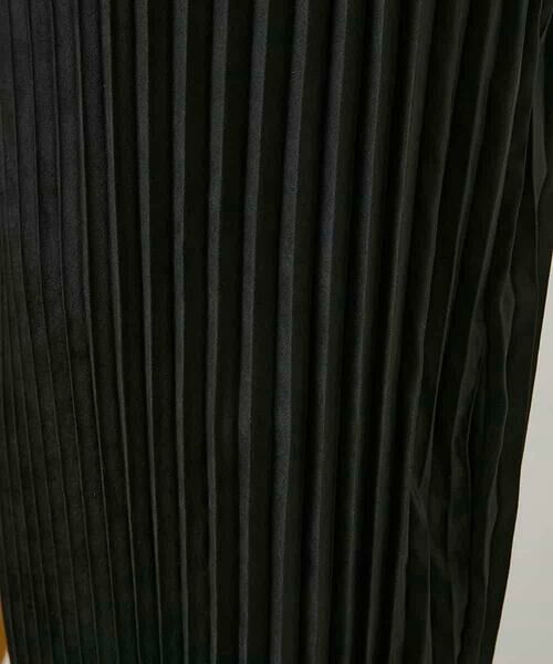 HIROKO KOSHINO / ヒロココシノ ロング・マキシ丈ワンピース | エコスエードアコーディオンプリーツワンピース | 詳細3