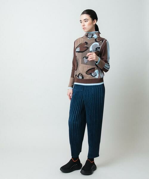 HIROKO KOSHINO / ヒロココシノ ニット・セーター | ハートモチーフジャカードニットプルオーバー /日本製/洗える | 詳細9