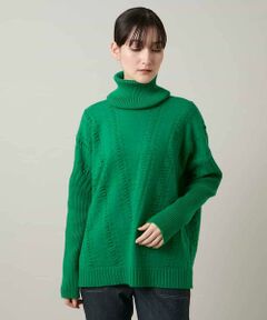 HIROKO KOSHINO / ヒロココシノ ニット・セーター | ジャカードニットデザインプルオーバー /洗える