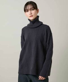 HIROKO KOSHINO / ヒロココシノ ニット・セーター | ジャカードニットデザインプルオーバー /洗える