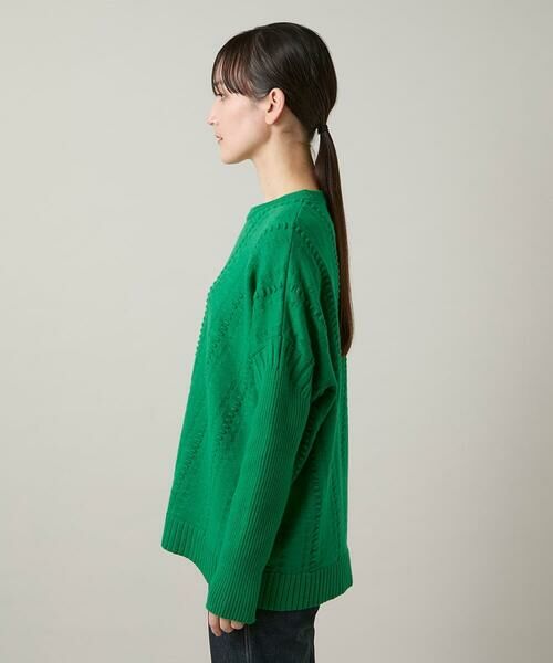 HIROKO KOSHINO / ヒロココシノ ニット・セーター | ジャカードニットデザインプルオーバー /洗える | 詳細2
