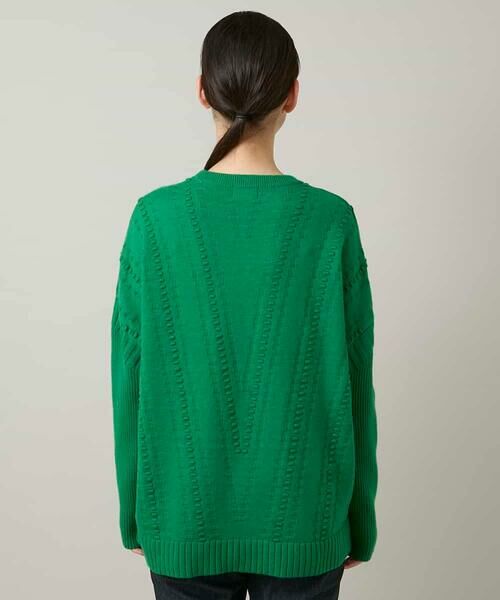 HIROKO KOSHINO / ヒロココシノ ニット・セーター | ジャカードニットデザインプルオーバー /洗える | 詳細3