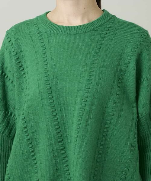 HIROKO KOSHINO / ヒロココシノ ニット・セーター | ジャカードニットデザインプルオーバー /洗える | 詳細4