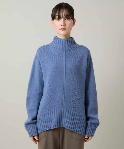 HIROKO KOSHINO / ヒロココシノ ニット・セーター | ホールガーメントハイネックニットプルオーバー /日本製 | 詳細1