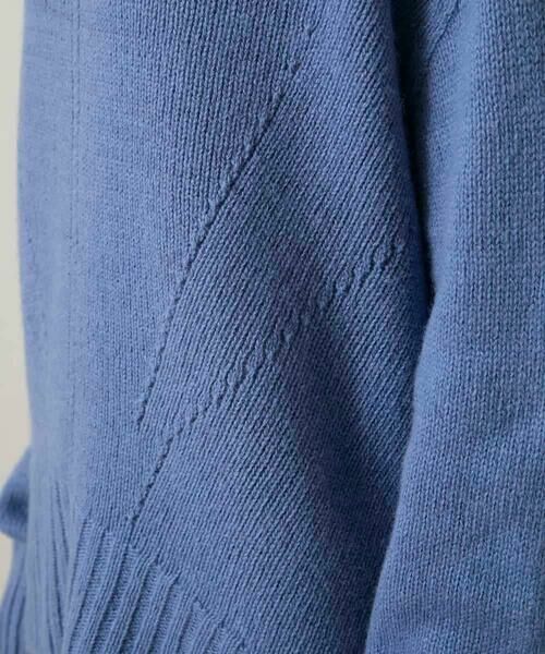 HIROKO KOSHINO / ヒロココシノ ニット・セーター | ホールガーメントハイネックニットプルオーバー /日本製 | 詳細8
