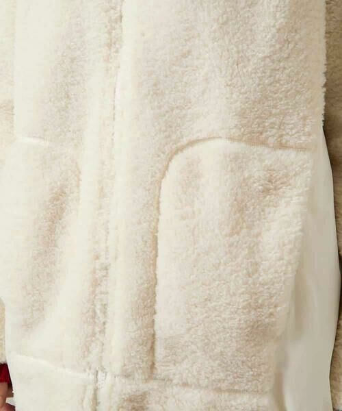 HIROKO KOSHINO / ヒロココシノ ダウンジャケット・ベスト | スタンドカラーボアブルゾン | 詳細10