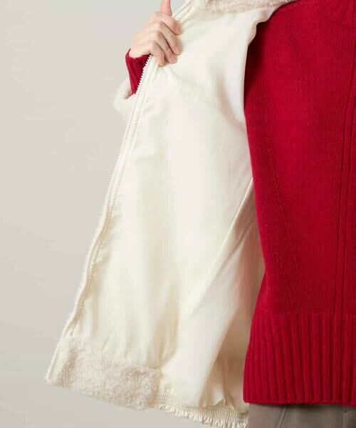 HIROKO KOSHINO / ヒロココシノ ダウンジャケット・ベスト | スタンドカラーボアブルゾン | 詳細11