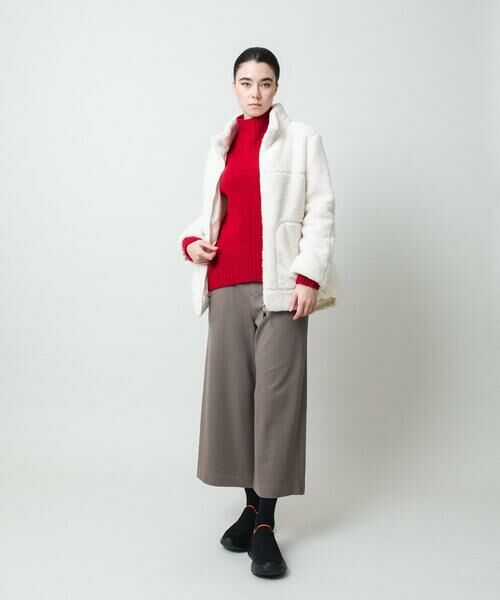 HIROKO KOSHINO / ヒロココシノ ダウンジャケット・ベスト | スタンドカラーボアブルゾン | 詳細13