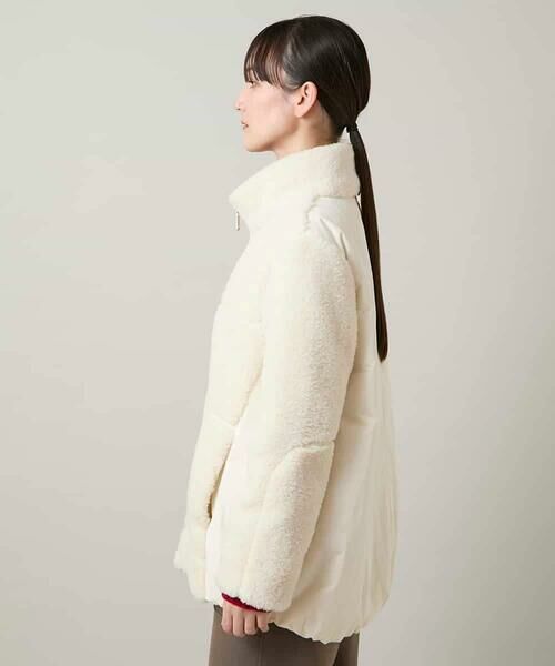 HIROKO KOSHINO / ヒロココシノ ダウンジャケット・ベスト | スタンドカラーボアブルゾン | 詳細3