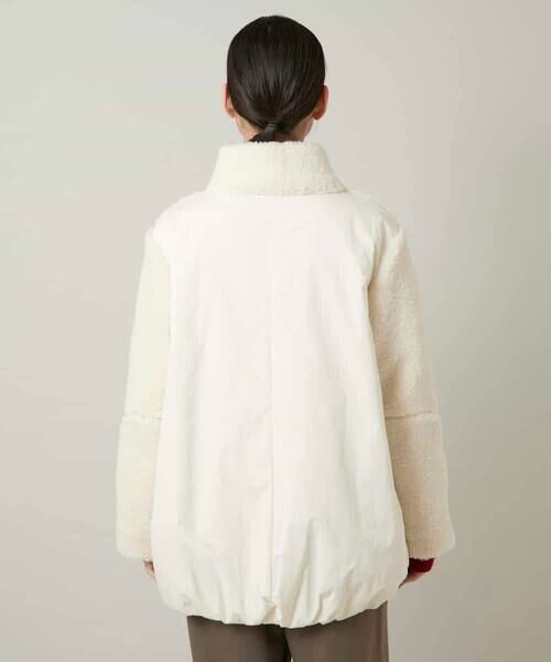 HIROKO KOSHINO / ヒロココシノ ダウンジャケット・ベスト | スタンドカラーボアブルゾン | 詳細4
