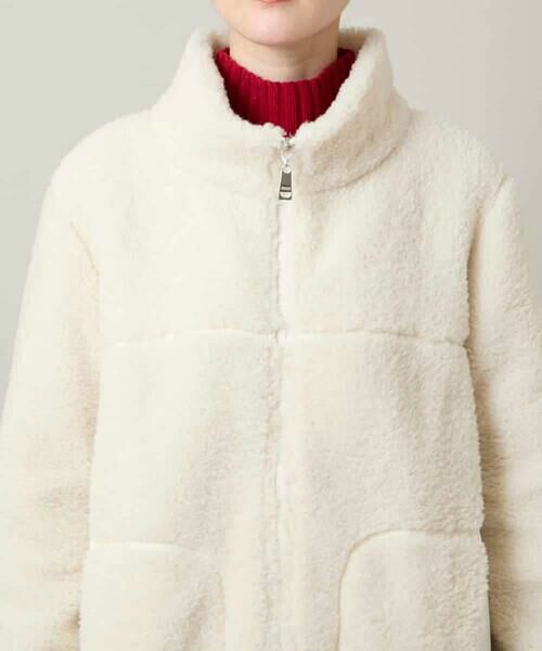 HIROKO KOSHINO / ヒロココシノ ダウンジャケット・ベスト | スタンドカラーボアブルゾン | 詳細5